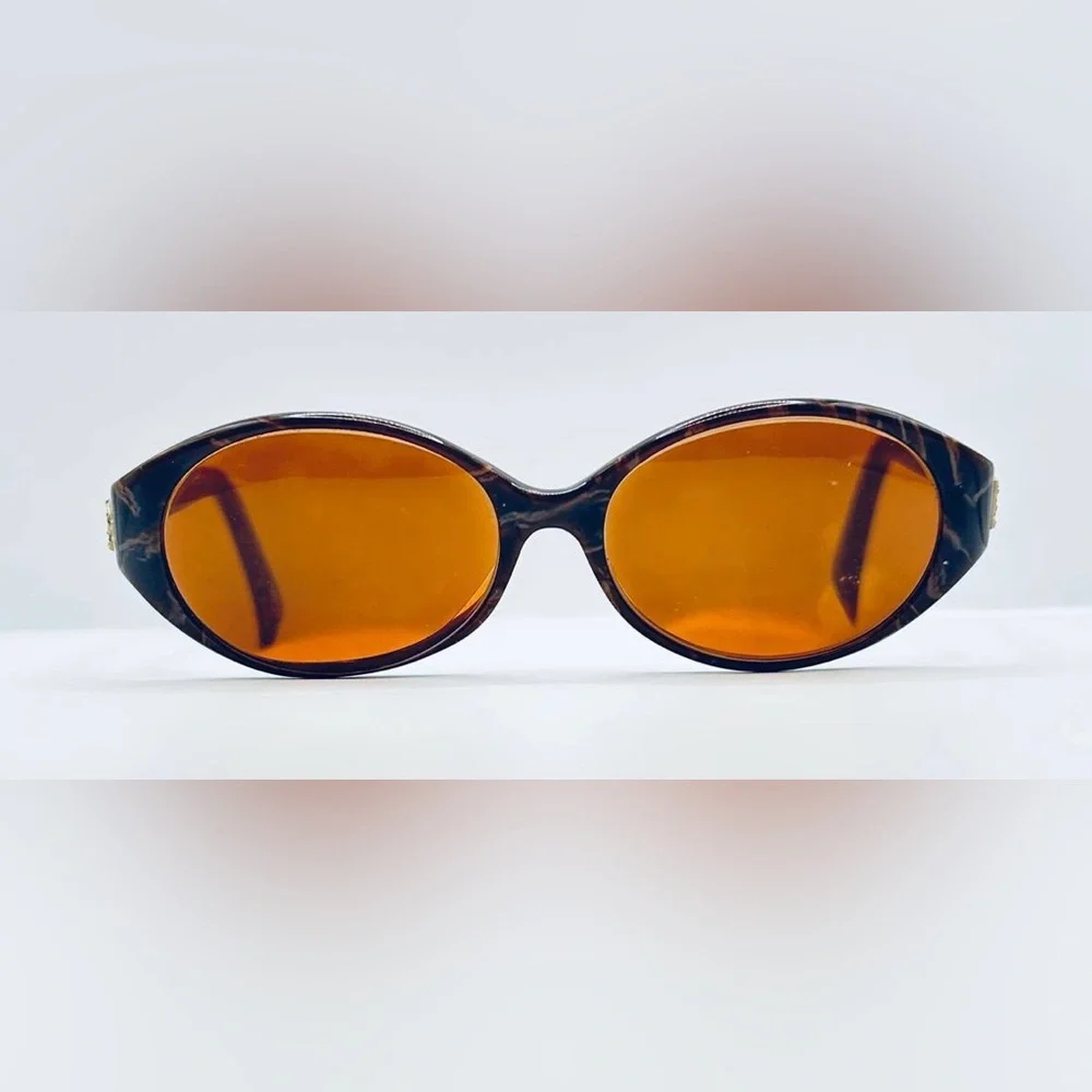 Liz Claiborne L507S Brown Oval Sunglasses Frames Only - Picture 3 of 8